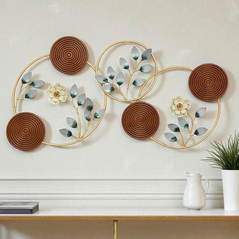 Floral Harmony Metal Wall Accent media 1