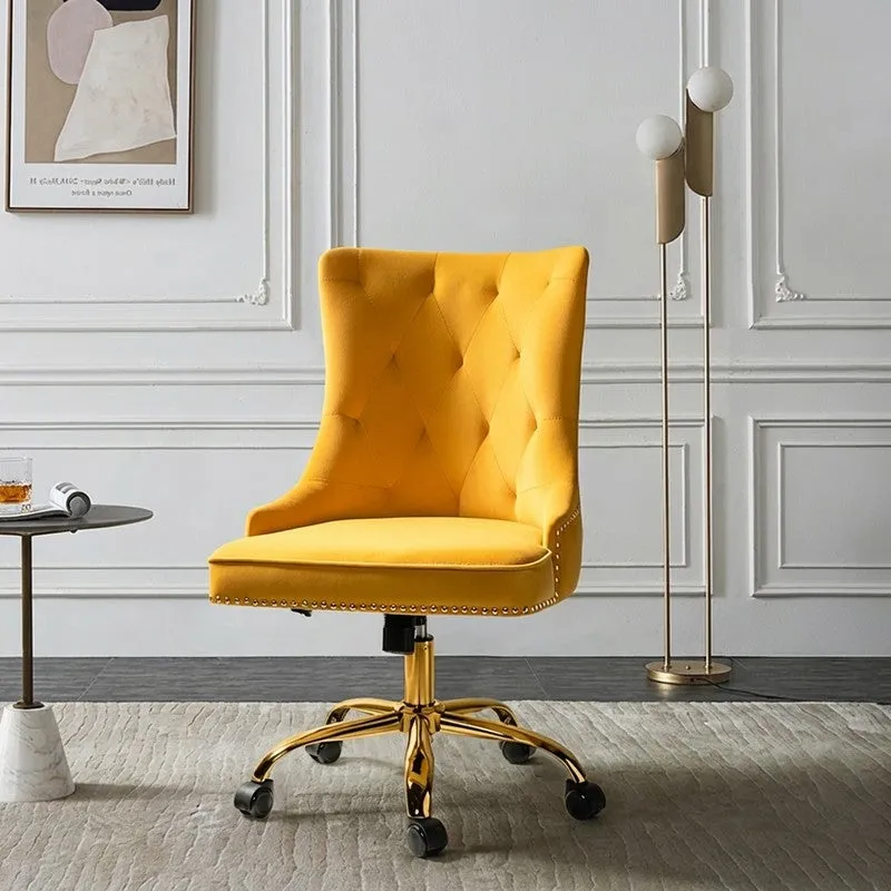 Seatra Neem Wood Office Chair - Yellow media 1