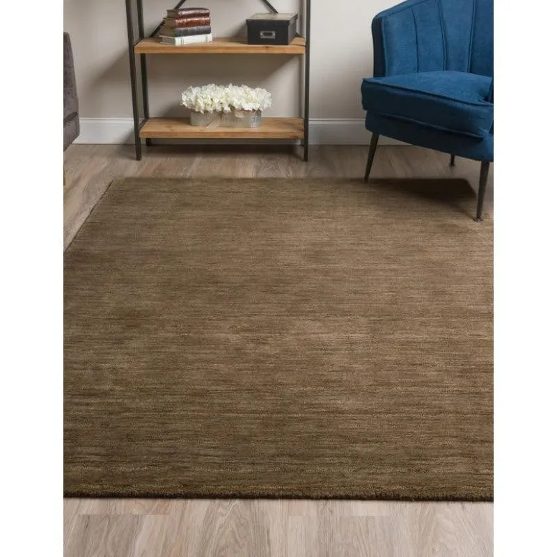 Aylin Hand Woven Wool Rug - Brown media 3