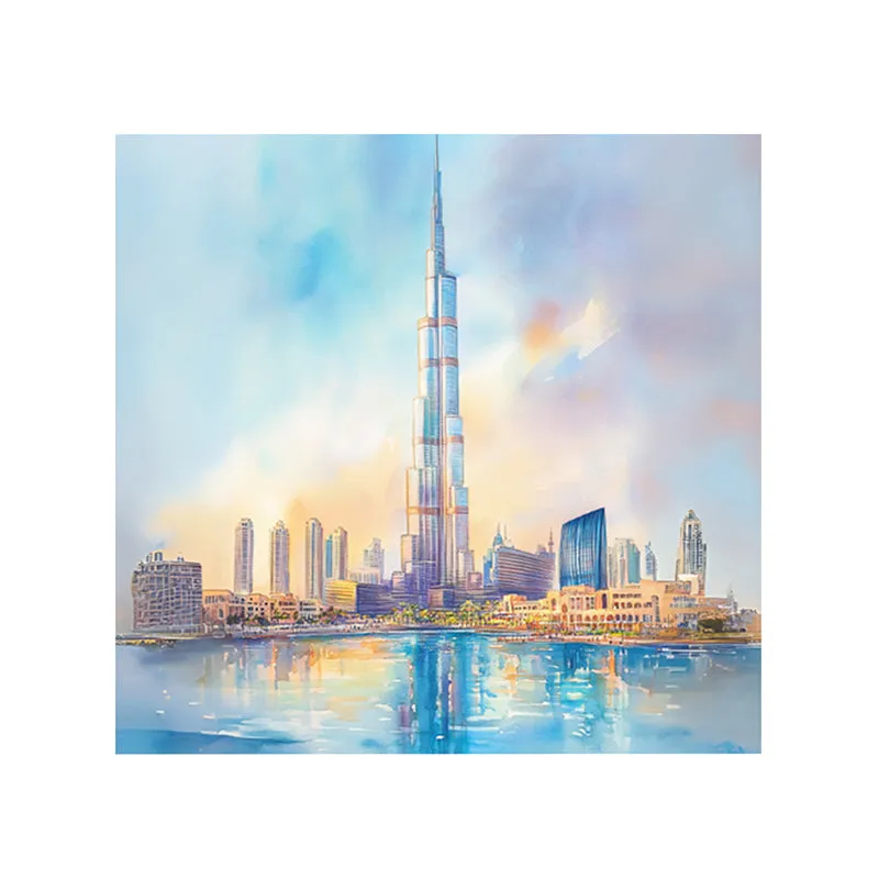 Burj Khalifa Canvas Showpiece media 5