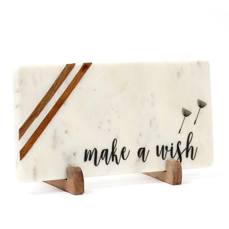 Make A Wish Printed Marble Showpiece media 3