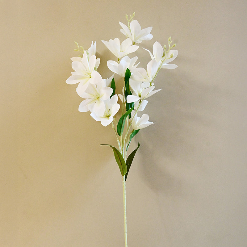 Violaire Artificial Flower Stick - White media 6