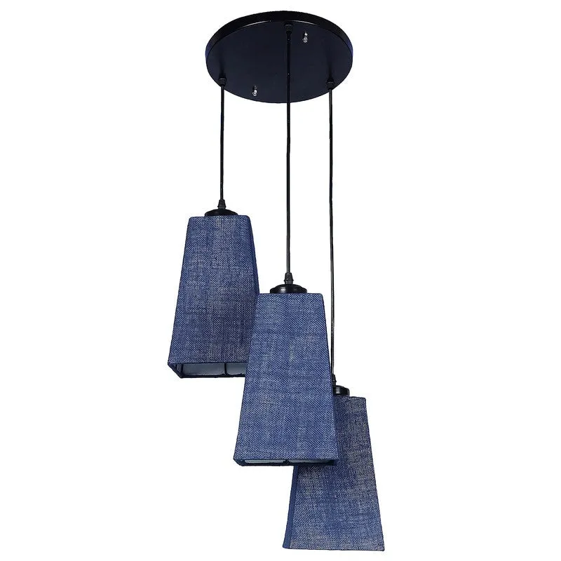 Shadowlux Triple Metal Ceiling Lamp - Blue media 5
