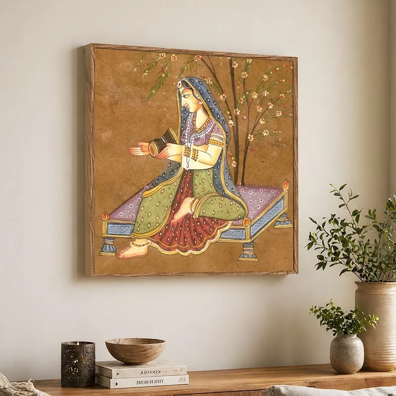 Indian Essence Canvas Wall Art With Frame media 5
