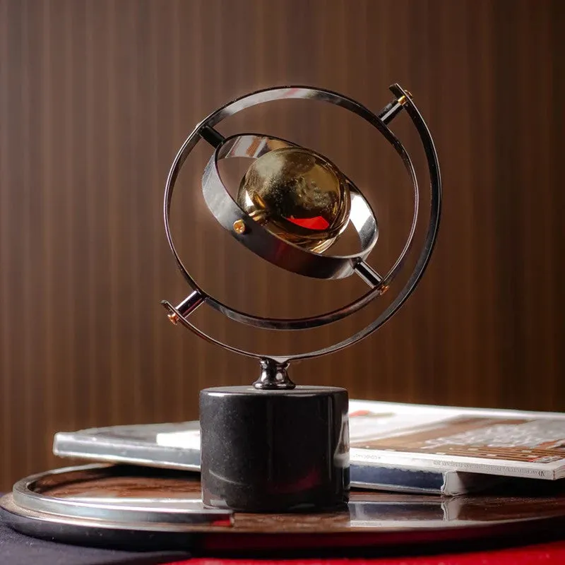 Gyroluxe Metal & Marble Showpiece media 8