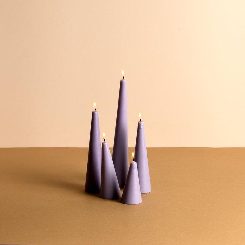 Sunshine Set of 5 Candles - Lavender Fields Scented image 2