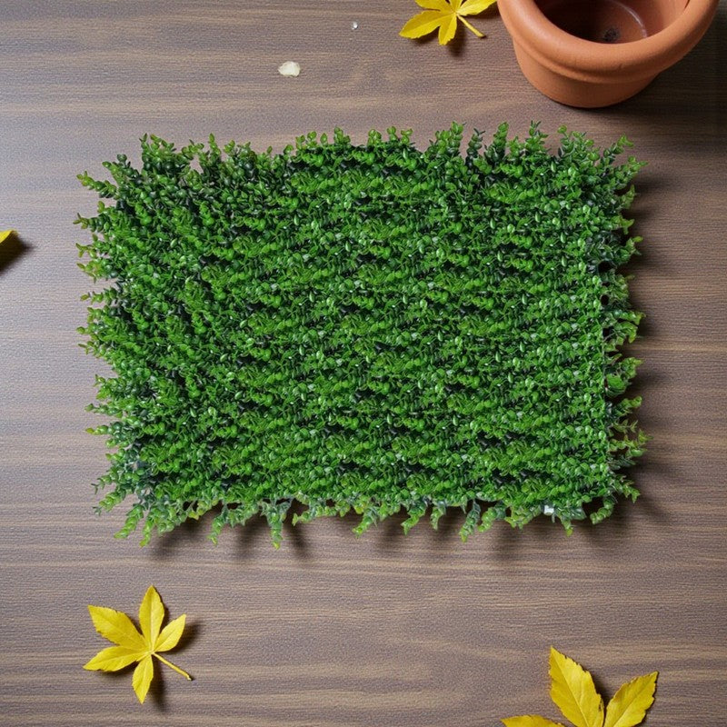 Faux Gardenia Artificial Wall Grass Panel media 3