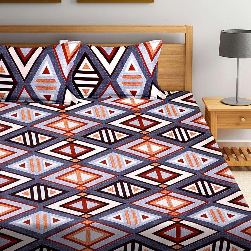 Aldair Abstract Bedsheet - 150 GSM media 1