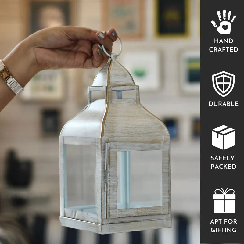 Vilara Lantern Tealight Candle Holder - White media 5