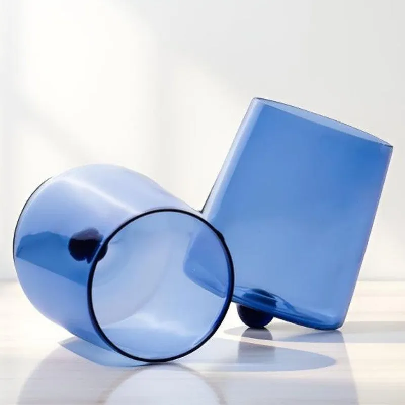 Ocean Wave Tumbler Glass(280 mL) - Set Of Two media 1