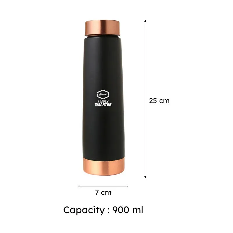 Lexo Copper Water Bottle (Black) - 900 mL media 5