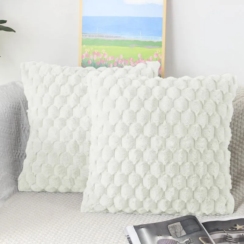 Geo Luxe Cushion Cover Set (Cream) - Set Of Two media 3