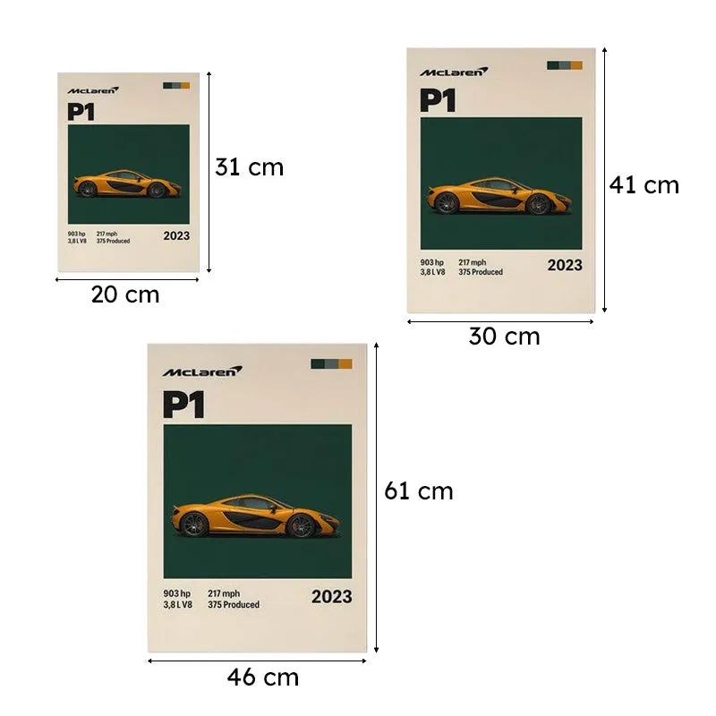 McLaren P1 Legacy Wall Poster media 10