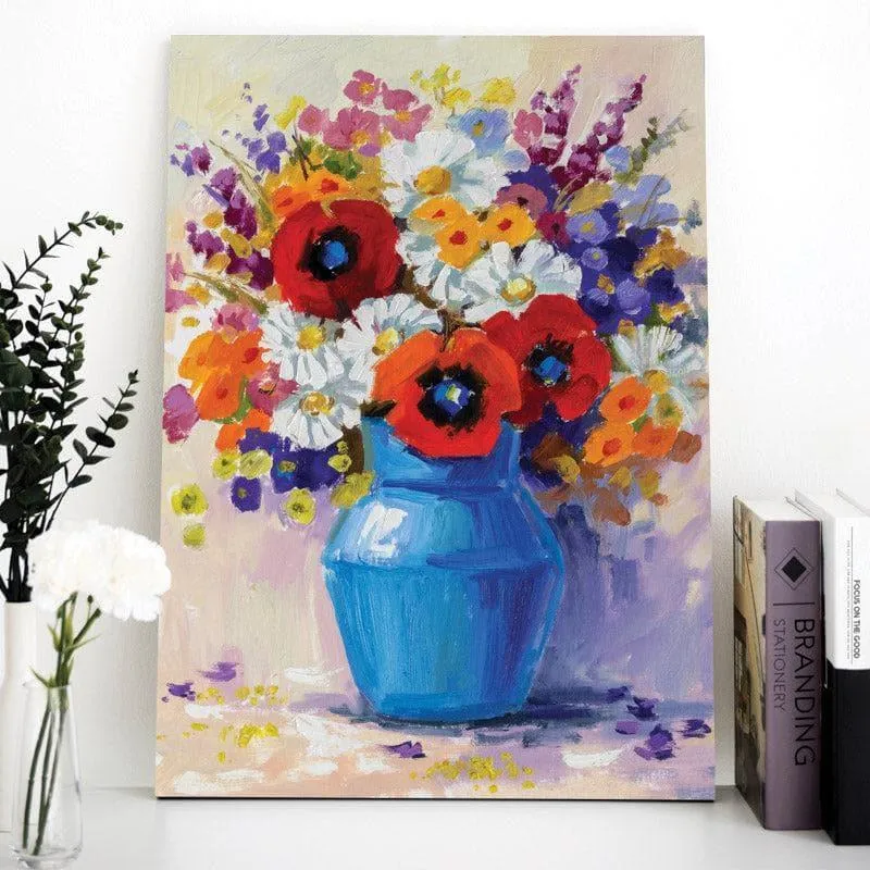 Flower Bunch Wall Painting media 3