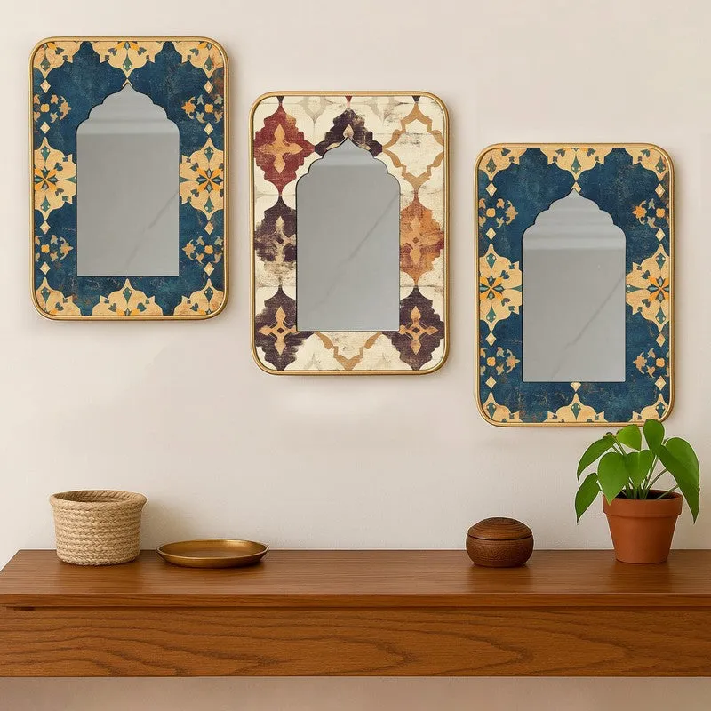 Meher Jharokha Wall Mirrors - Set Of Three media 5