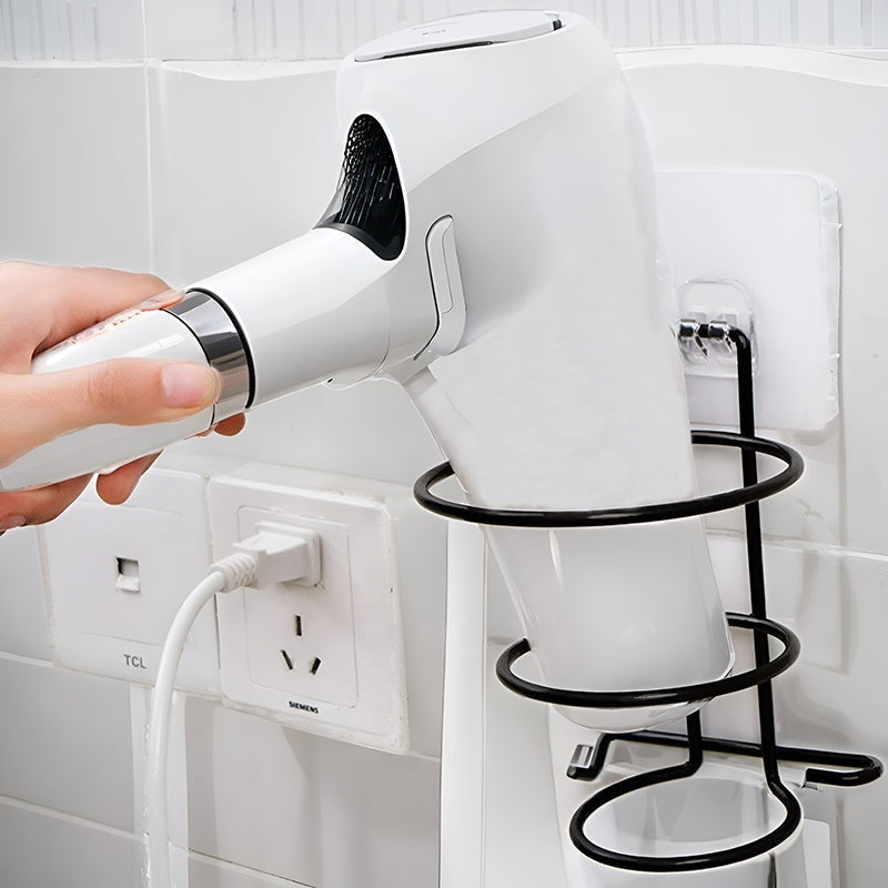 Tressix Metal Hair Dryer Holder - Black media 5