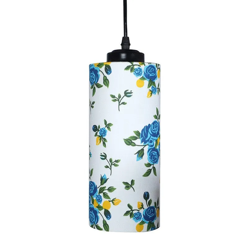 Cylentra Triple Metal Ceiling Lamp - White & Blue media 7