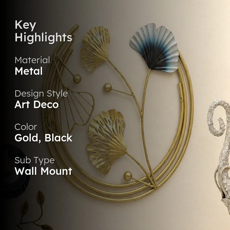 Rusalina Floral Metal Wall Accent media 2
