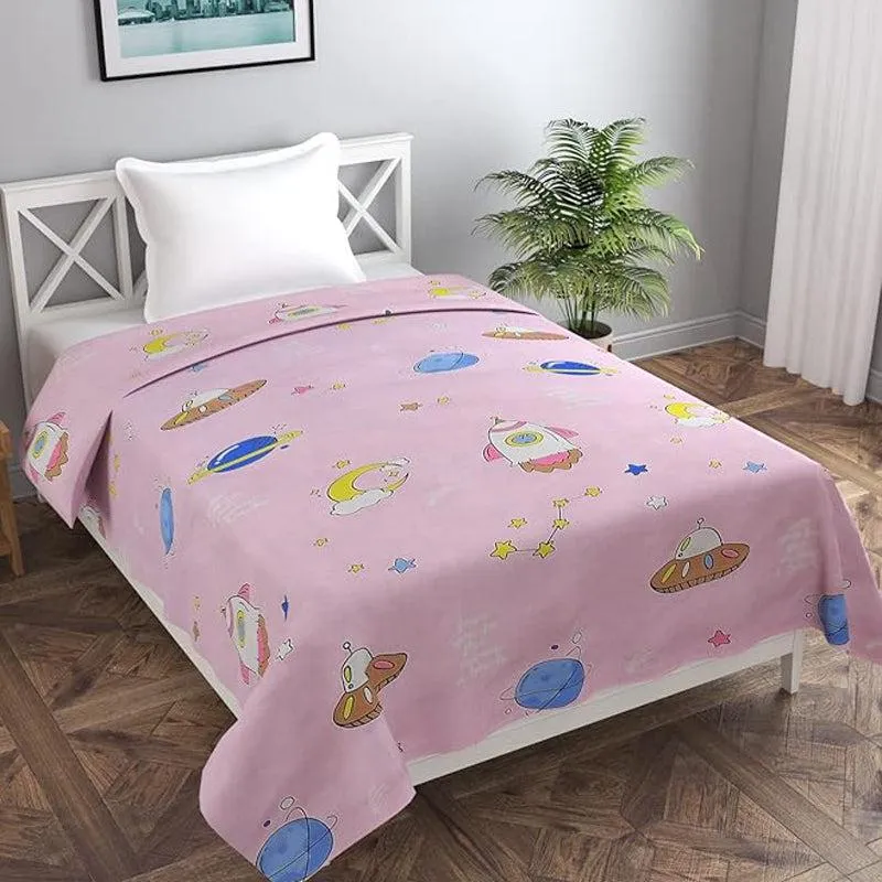 Starship Slumber Party Kids' Cotton Duvet Cover - 210 TC media 1
