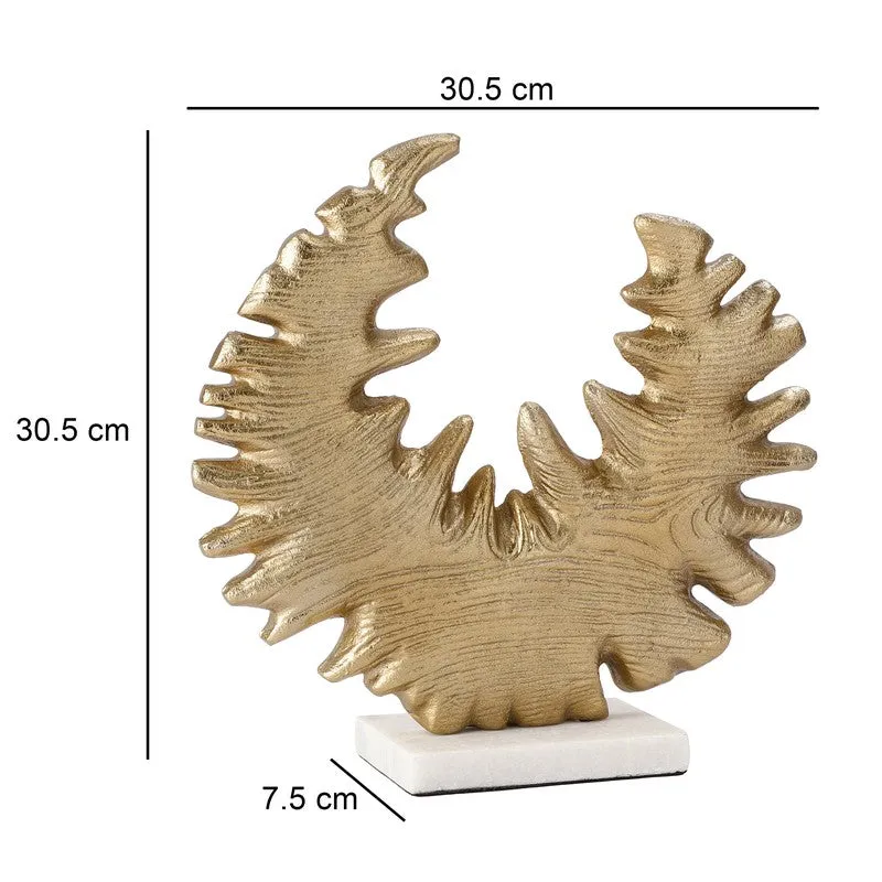 Ocean Crest Aluminium Showpiece - Gold - 7