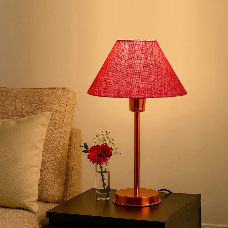 Kavira Liro Metal Table Lamp - Pink media 3