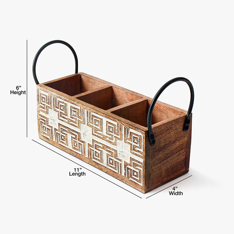 Stack Wood Cutlery Stand media 9