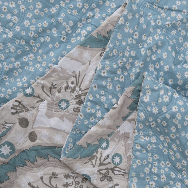 DreamHaven Reversible Cotton Comforter - 350 GSM media 4