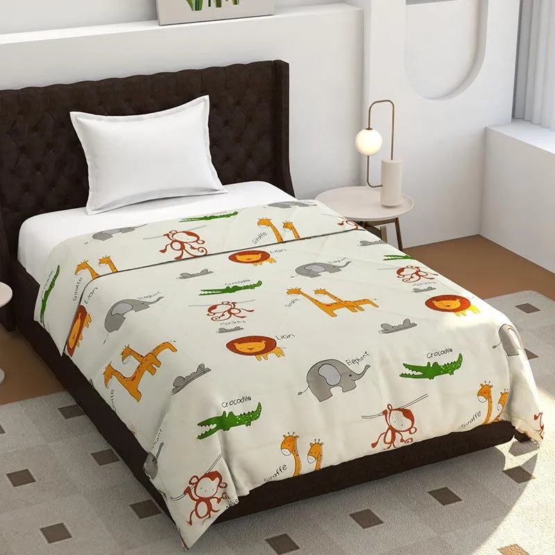 African Savannah Dreams Microfiber Kids Comforter - 150 GSM media 1