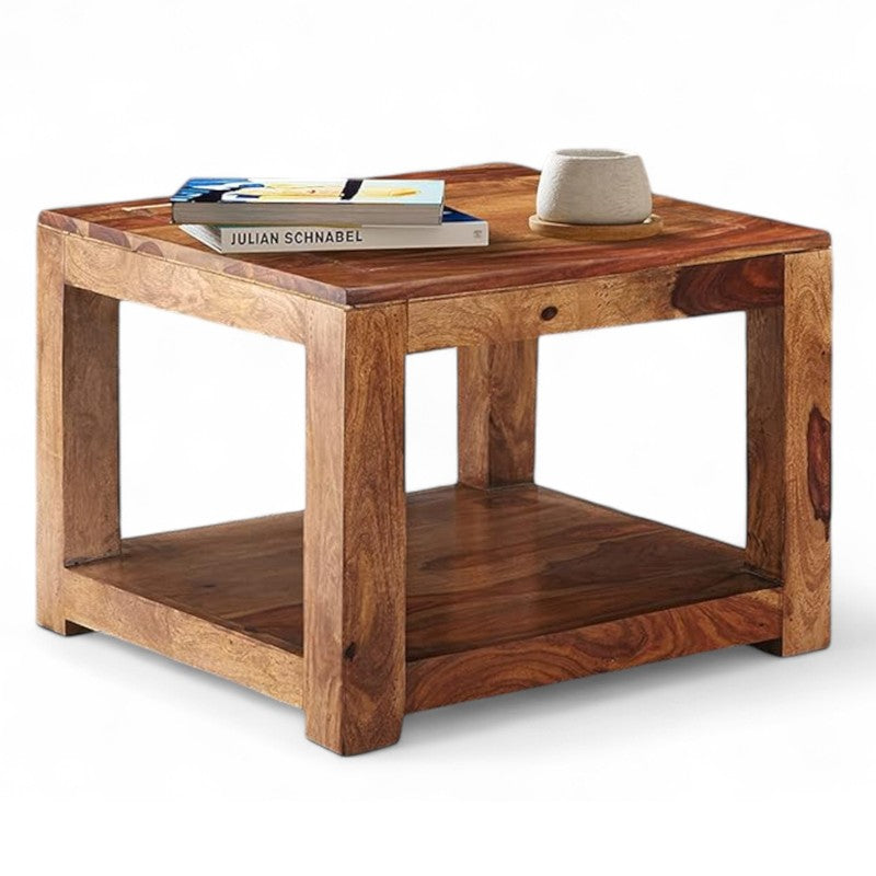 Frixon Sheesham Wooden Center Table - Brown media 6