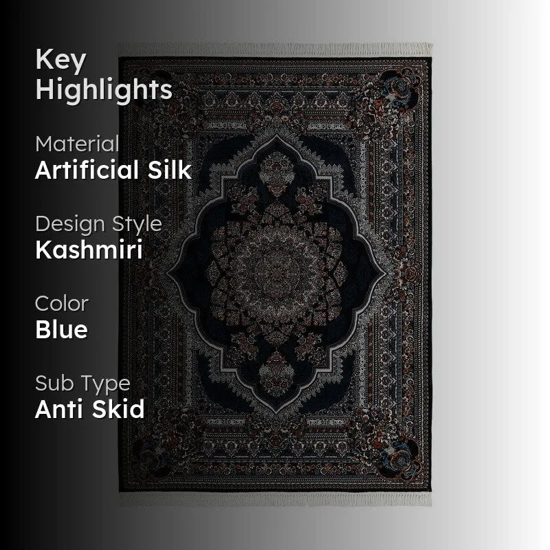Aavriti Artificial Silk Carpet media 2