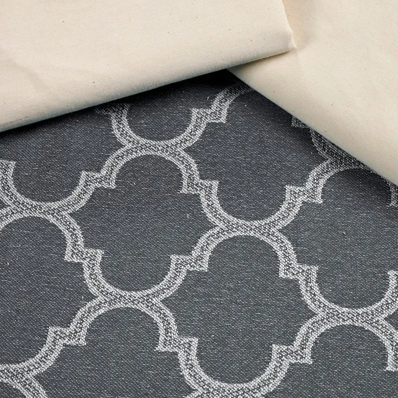 Axis Aura Cotton Bedsheet (Grey) - 224 TC media 5