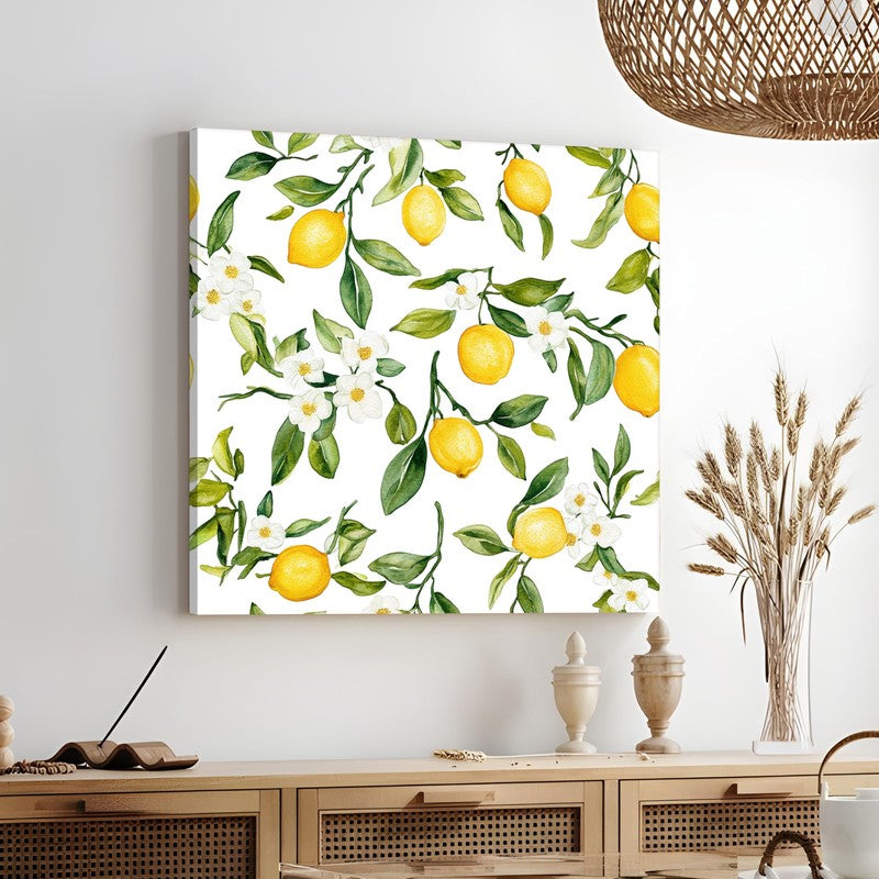 Lemon Essence Canvas Wall Art media 3