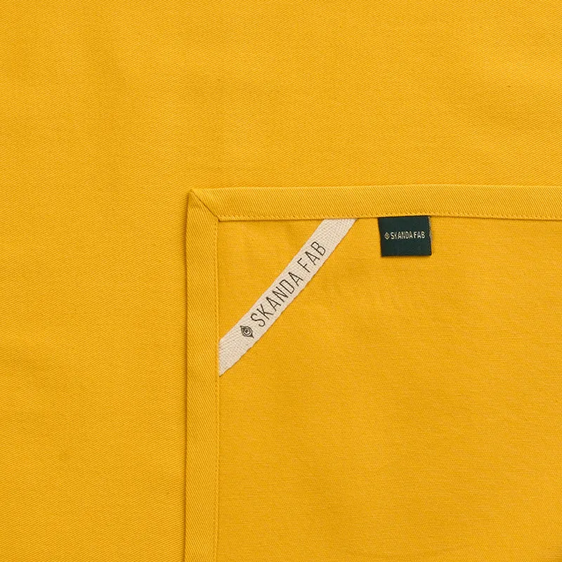 Sophistitch Solid Cotton Kitchen Towel (Yellow) - Set Of Two media 4