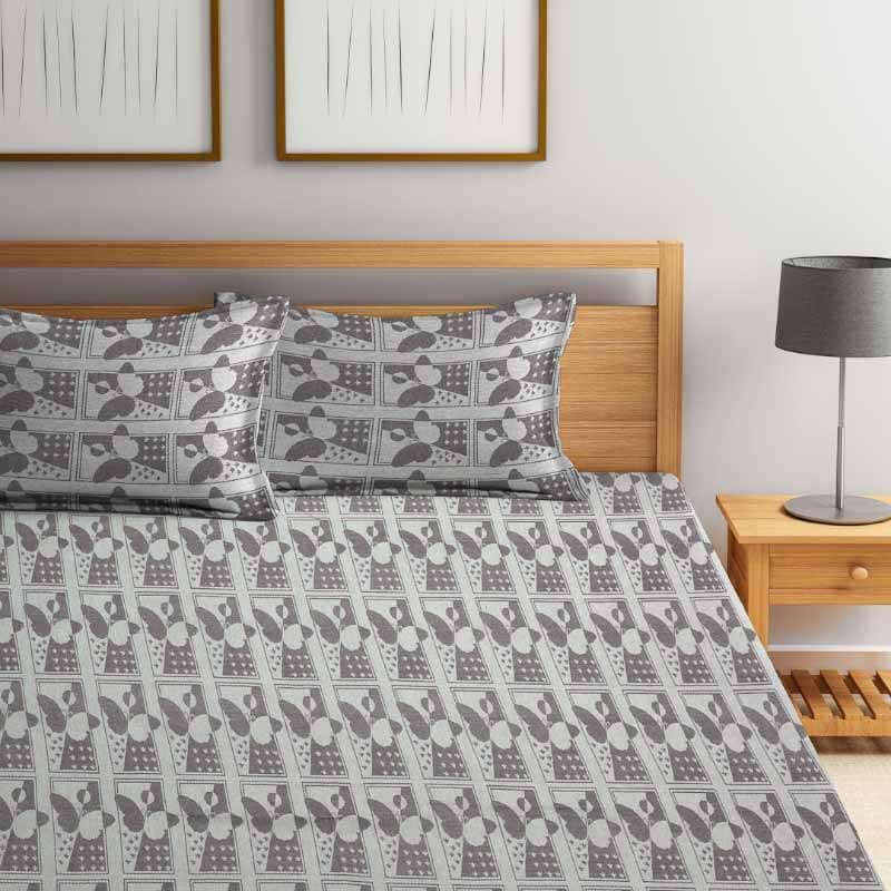 Mariposa Bedcover - Grey media 4