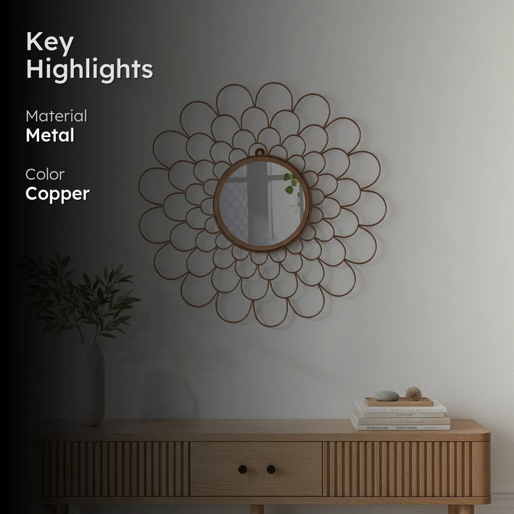Shimmer Snacker Wall Mirror - Copper - 2