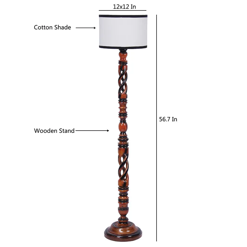 Twilight Treasures Floor Lamp - White media 8