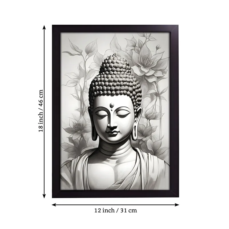 Sublime Tranquility Buddha Wall Painting media 5