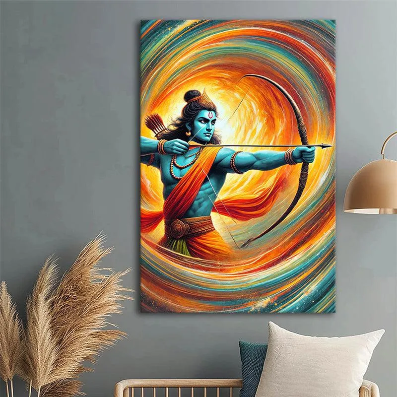 The Arrow of Light Poly Canvas Wall Painting media 1