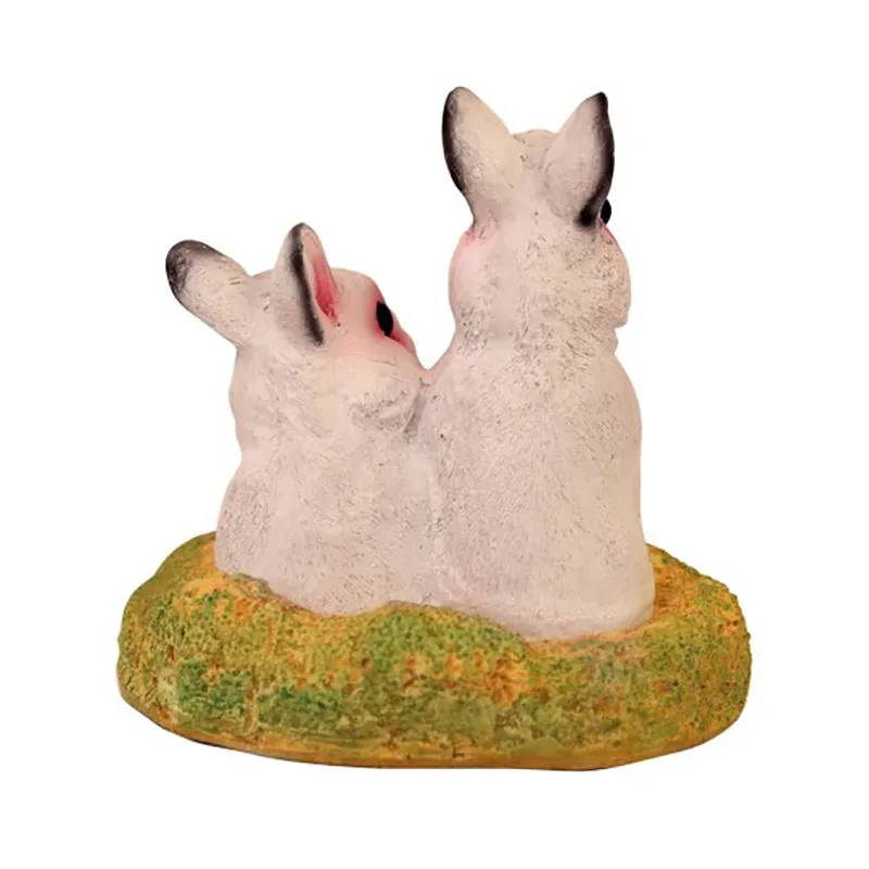 Bunny Duo Resin Showpiece media 4