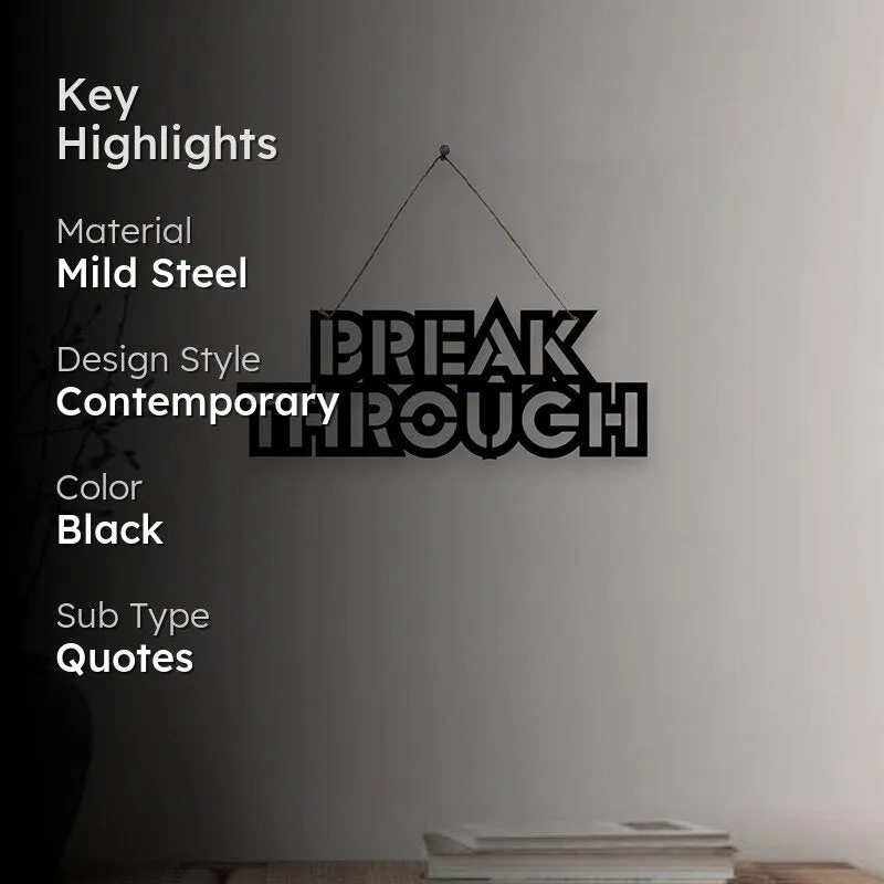 Break Through Mild Steel Wall Accent media 2
