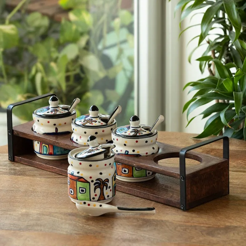 Kalakutir Ceramic Jar Set - Nine Piece Set media 1