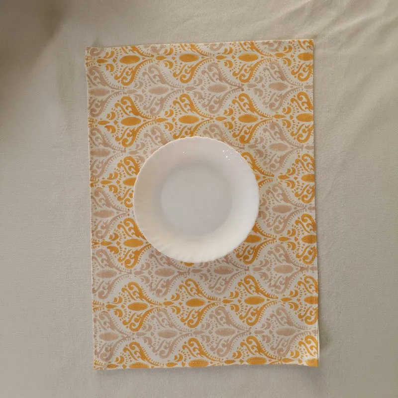 Yellow Prism Weave Canvas Table Mats - Set Of Two media 7