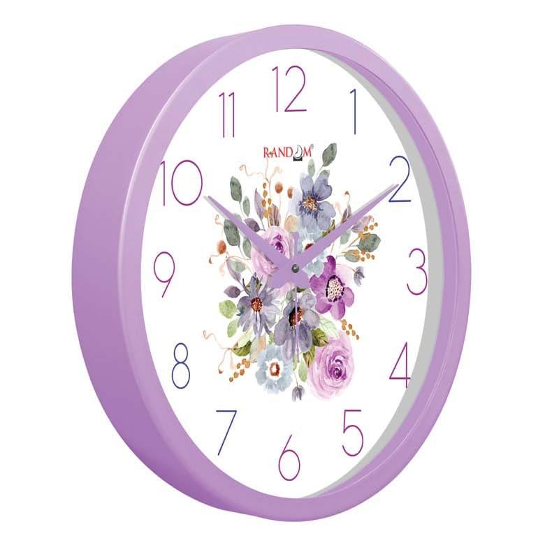 Lavender Plush Wall Clock media 3