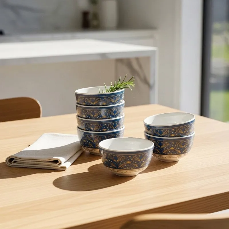 Oprah Melamine Snack Bowls (200 mL Each) - Set of Six media 1
