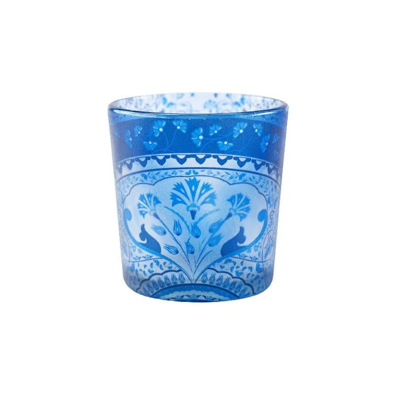 Mandela Candle Votive (Blue) - Set Of Two media 4