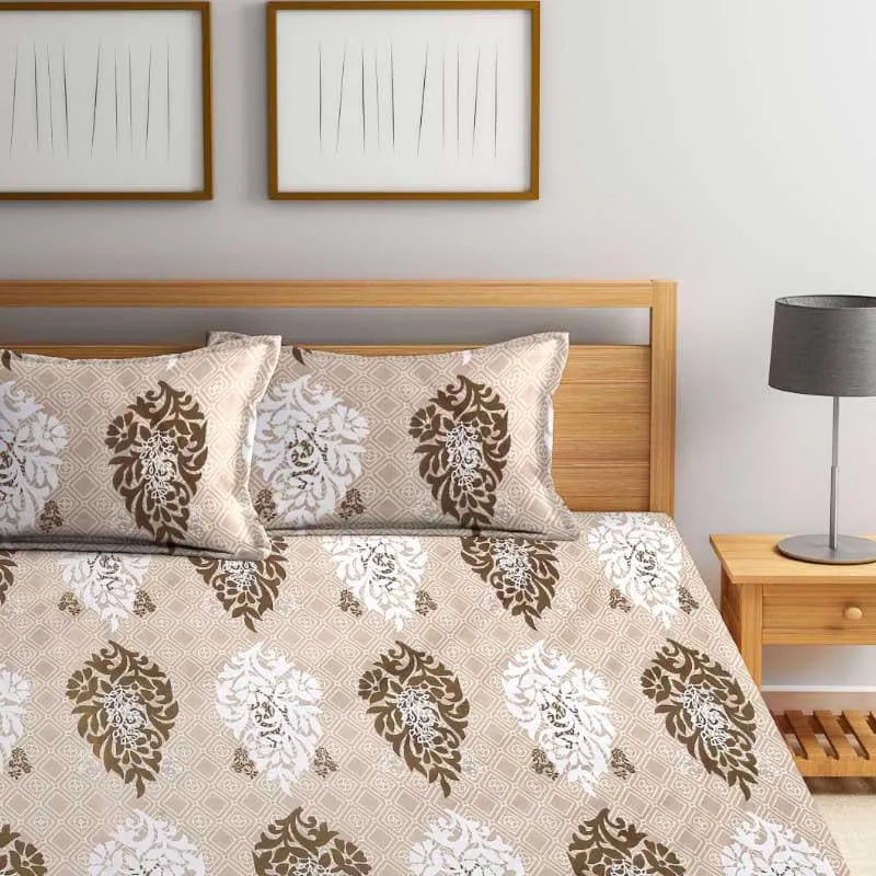 Damyanti Printed Microfiber Bedsheet - 130 GSM media 5