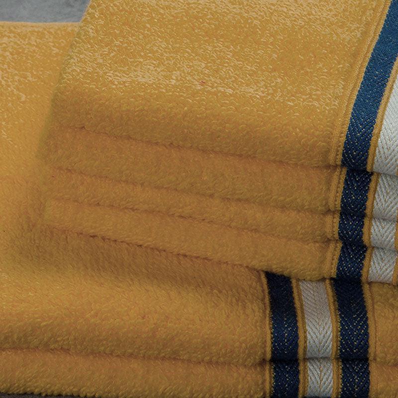 Nautica Dove Down Cotton Towel Set (Beige) - Set Of Six media 5