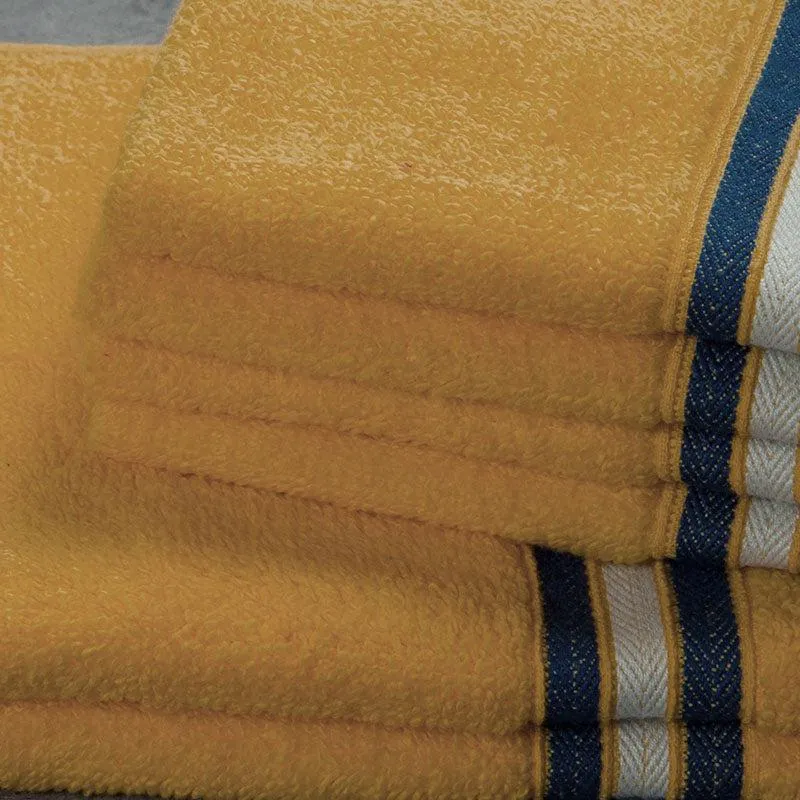 Nautica Dove Down Cotton Towel Set (Beige) - Set Of Six media 5