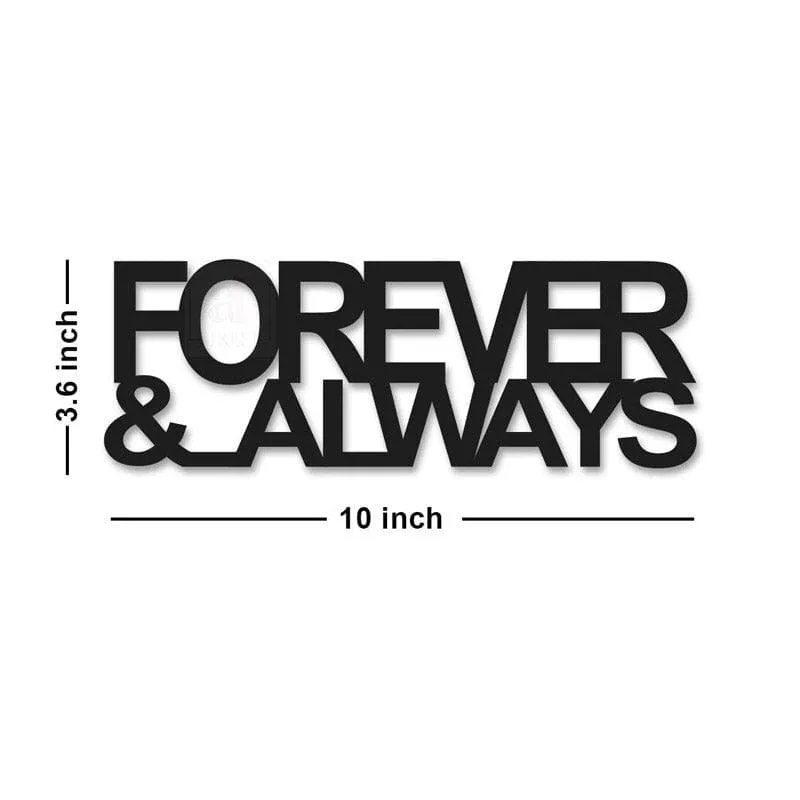 Forever & Always MDF Wall Accent media 4