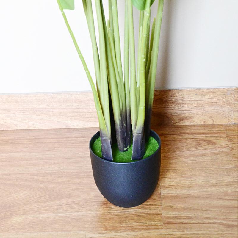 Strelixa Artificial Bird Of Paradise Plant With Basic Black Plastic Pot - 119 cm (4 ft) media 7
